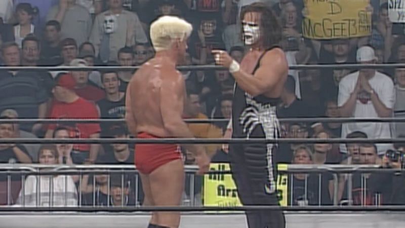The rivalry between Sting and Ric Flair is legendary in professional wrestling.