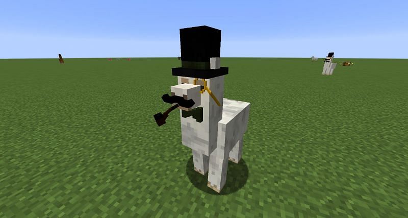 A spiffy llama (Image via curseforge)