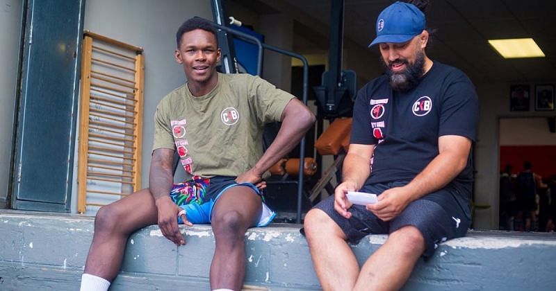 Israel Adesanya and Eugene Bareman via Instagram @peninajoy