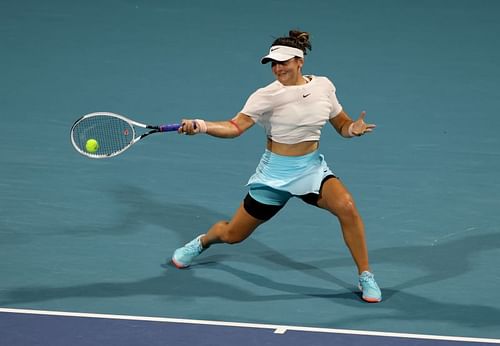 Bianca Andreescu at the Miami Open