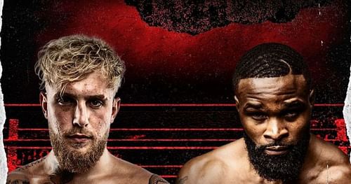 Jake Paul vs. Tyron Woodley [Image via @showtimeboxing on Instagram]