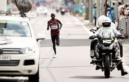 Kenya's Eliud Kipchoge becomes third runner in history to win back-to-back Olympic marathons
