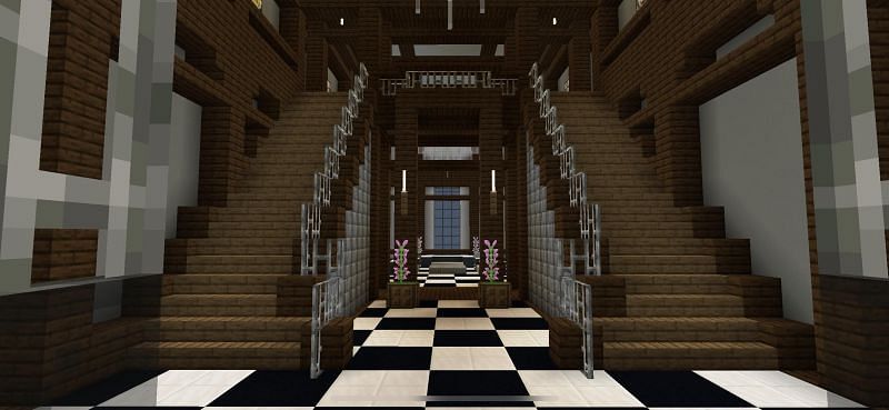 A beautiful lobby room (Image via Mojang)