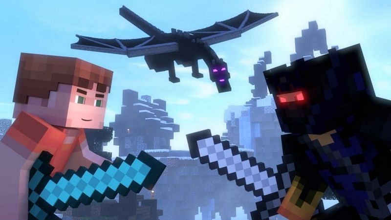 Those who play on PVP servers are highly skilled with the combat mechanics of Minecraft (Image via planetminecraft)