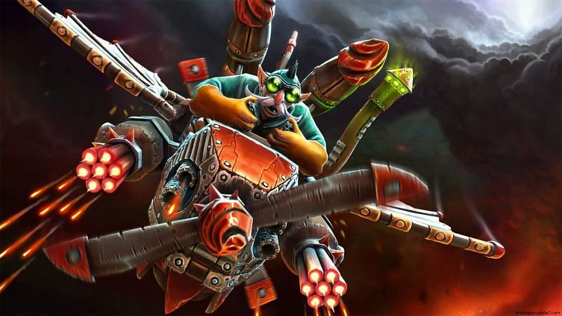 Gyrocopter&#039;s new build is the talk of the town in the Dota 2 community (Image via Valve)