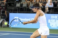 Irina-Camelia Begu in action at the Cleveland Championships