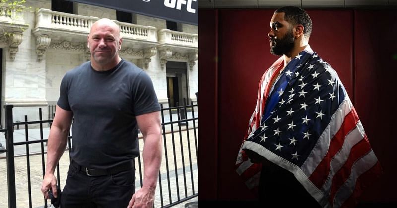 Dana White (left), Gable Steveson (right) [Images Courtesy: @danawhite @gablesteveson on Instagram]