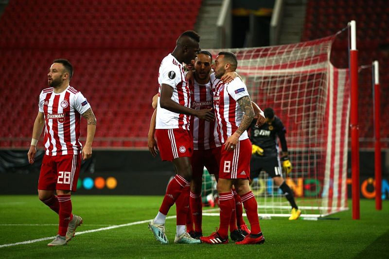Olympiacos will take on Royal Antwerp on Thursday