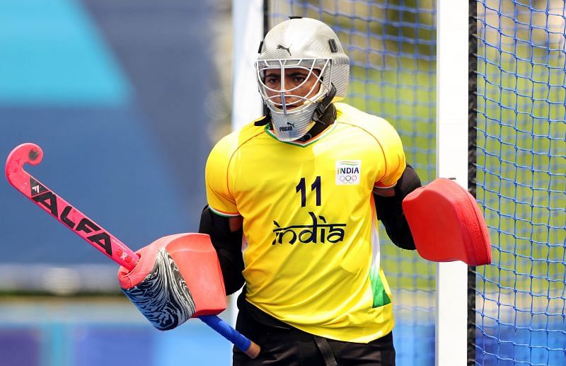 India&#039;s goalkeeper Savita Punia