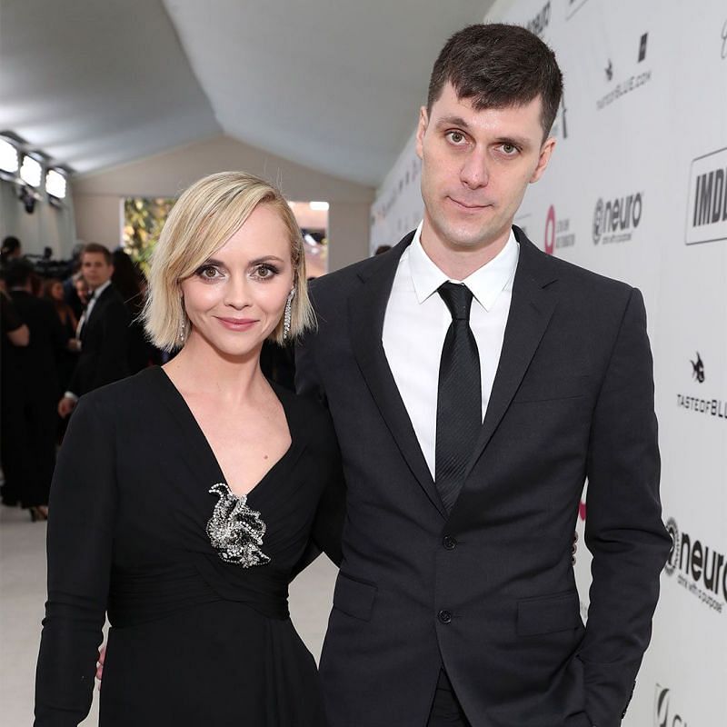 Christina Ricci with James Heerdegen (Image via Rich Fury/Getty Images)