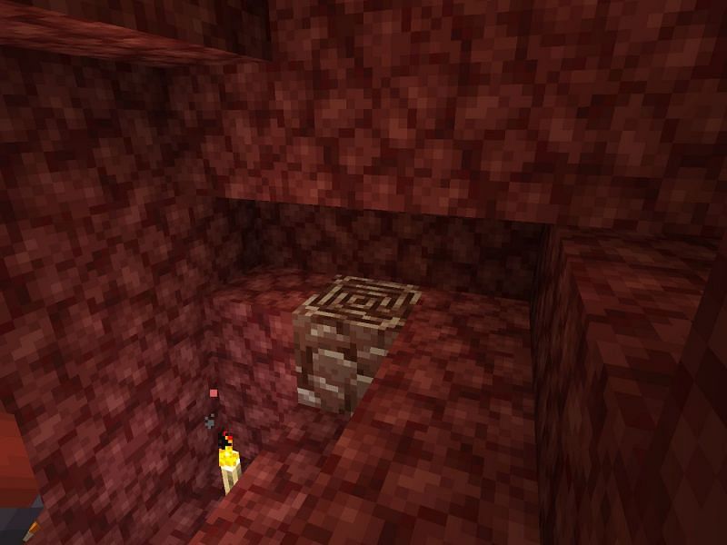 Smelting ancient fragments can make Netherite waste (picture from Mojang)