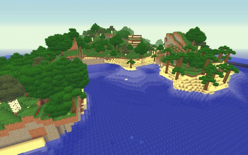A tropical island (Image via minecraftforum)