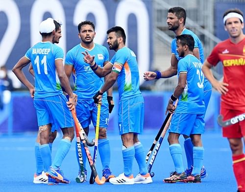 Indian men's hockey team will take on Belgium in the semi-final on Tuesday.