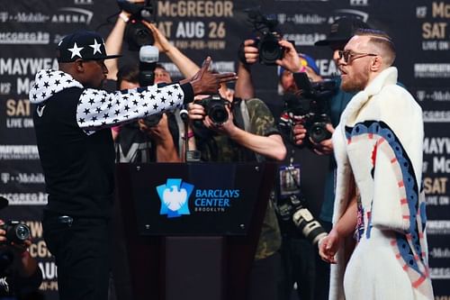 Floyd Mayweather Jr. v Conor McGregor World Press Tour - New York