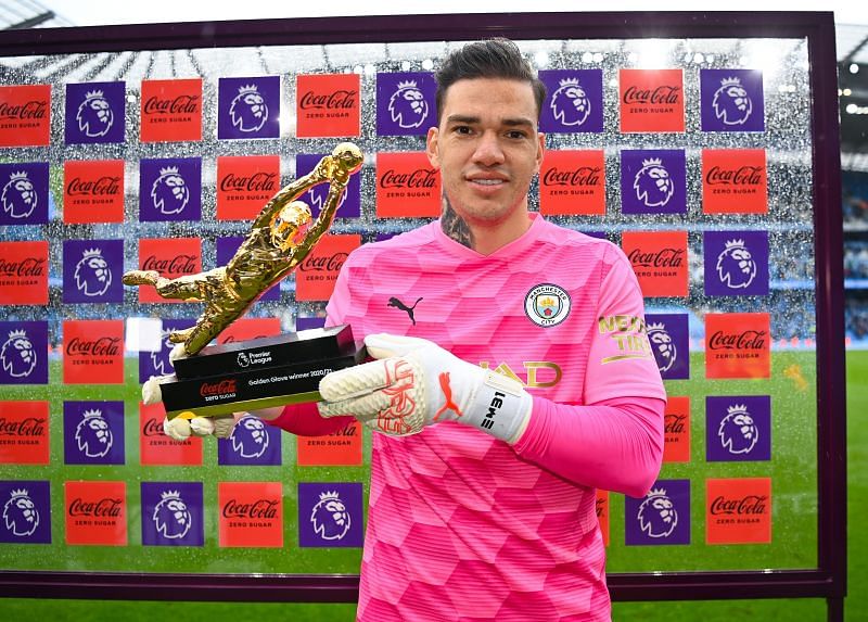 Ederson won the Premier League Golden Glove in 2021