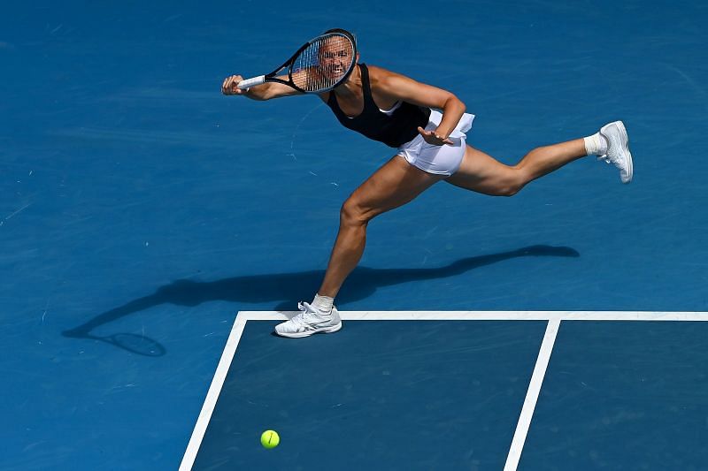 Kaia Kanepi came back strong after dropping the opening set in her first-round match.