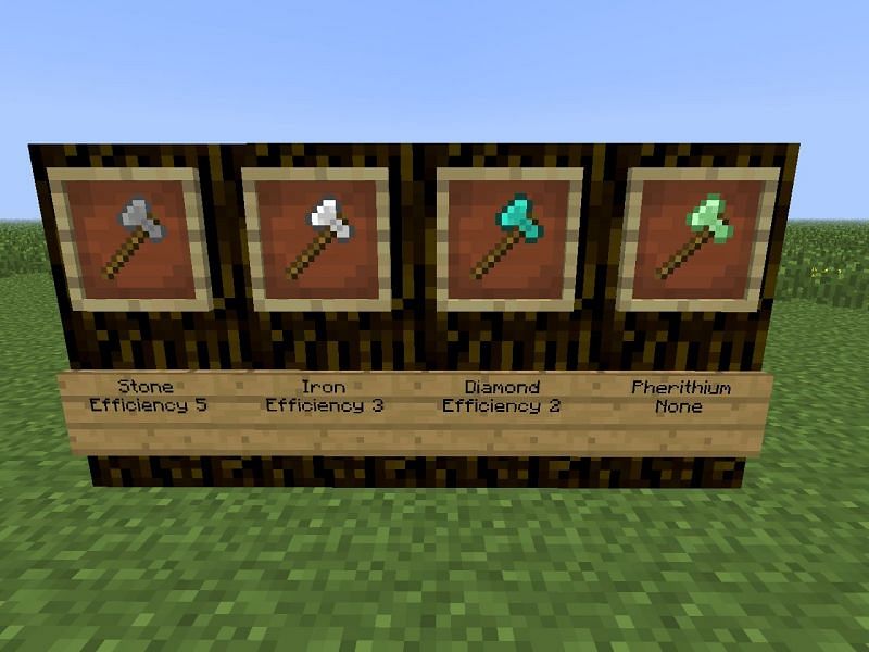 Tool options with this mod (Image via Minecraft Forum)