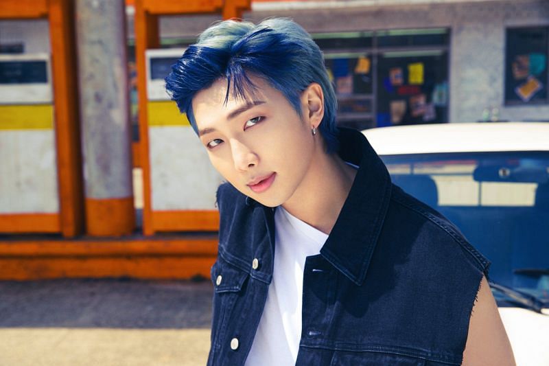 BTS&#039; leader RM in concept photo of Butter (Image via Twitter)