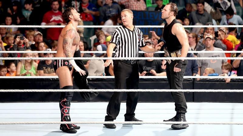 CM Punk and Jon Moxley (FKA Dean Ambrose)