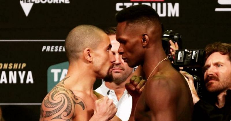 UFC 243: Robert Whittaker vs Israel Adesanya. (via Instagram @stylebender)