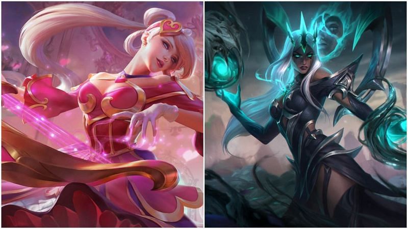 Massive Sona and Karma changes in League of Legends patch 11.16 (Images via Riot Games)