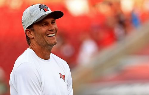 Tom Brady during the Tennessee Titans v Tampa Bay Buccaneers game