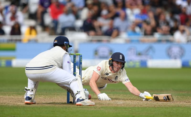 Dan Lawrence scored 25 runs in two innings of the Nottingham Test match against India