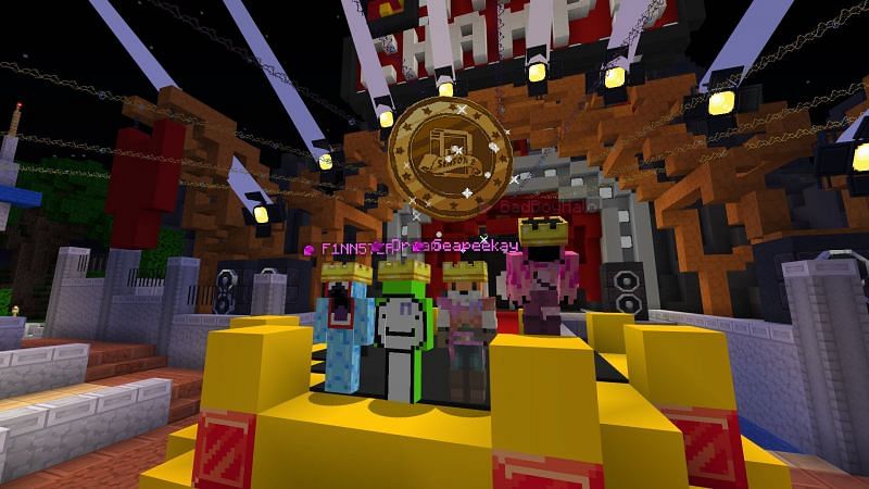Team Pink Parrots was victorious at the end of Minecraft Championship 16.(Image via Minecraft)