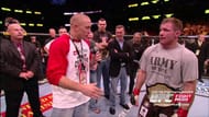 Georges St-Pierre judges Matt Hughes' performance | Image via YouTube