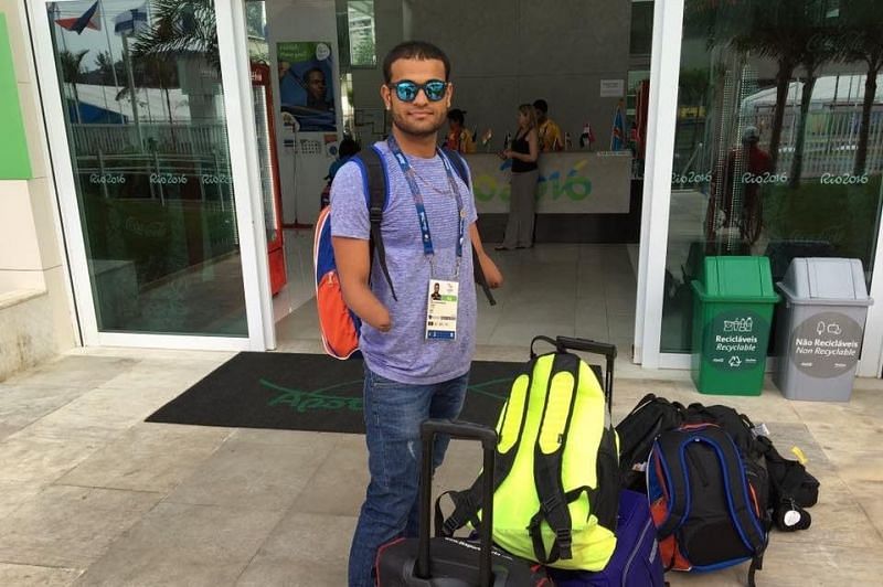 Suyash Jadhav after returning from the 2016 Rio Paralympics. (Credits:Suyash Jadhav Twitter)