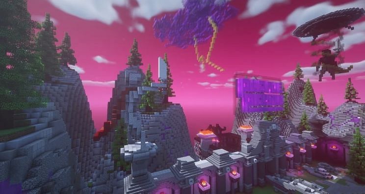 Purple Prison is a great Minecraft Java Edition server to explore