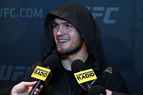 UFC 205: Khabib Nurmagomedov speaks to the media