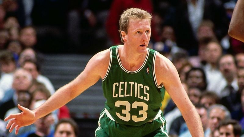 Larry Bird won three titles with the Boston Celtics