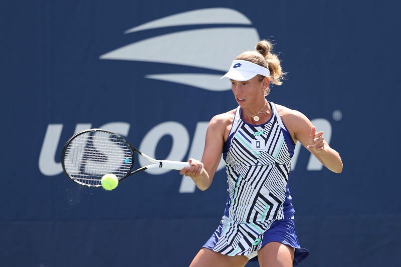 Elise Mertens at the 2020 US Open.