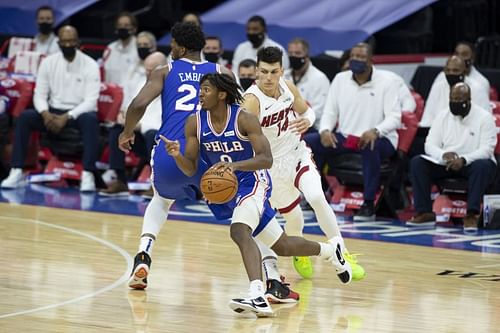 Philadelphia 76ers guard Tyrese Maxey