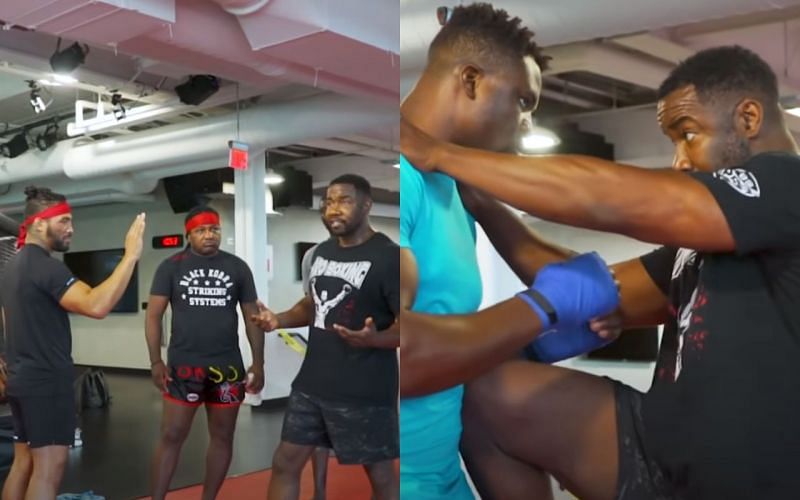 Ngannou, Lee, and MJW trained at the UFC Performance Institute
