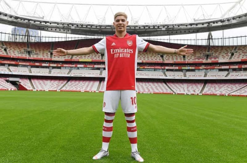 Smith Rowe will wear the No. 10 at Arsenal this season.