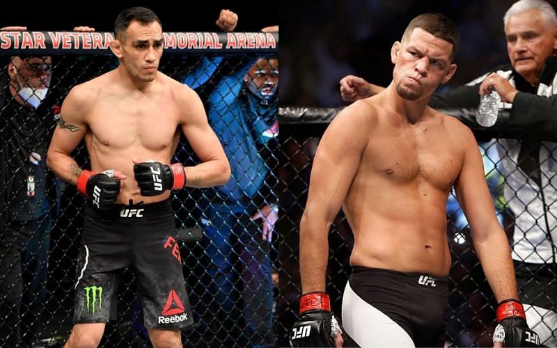 Tony Ferguson (left); Nate Diaz (right)