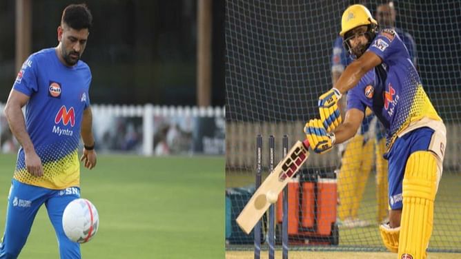 IPL 2021: [In Pictures] CSK share glimpses of Day 2's practice session in Dubai