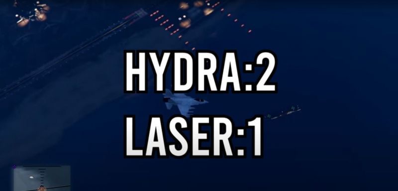 Hydra Vs Lazer in GTA Online ( Source: Youtube @ItzFrolickz )