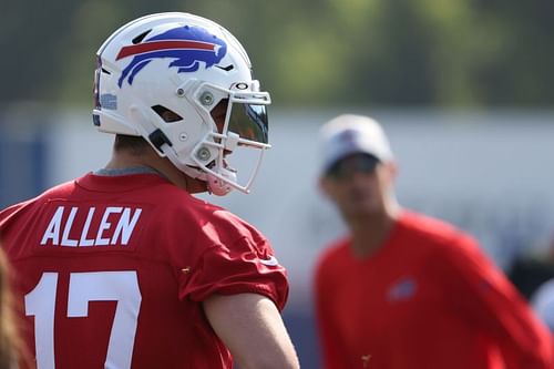 Buffalo Bills QB At Training Camp