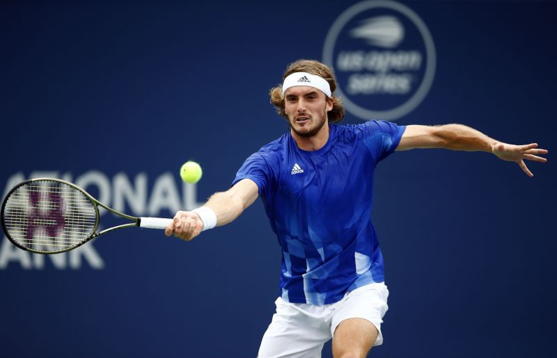 Stefanos Tsitsipas at the 2021 National Bank Open