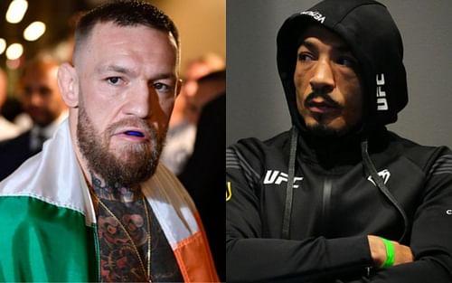 Conor McGregor (left); Jose Aldo (right)