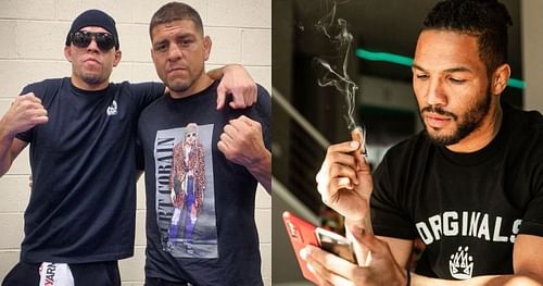 Nate Diaz & Nick Diaz (left), Kevin Lee (right) [Images Courtesy: @natediaz209 @motownphenom on Instagram]