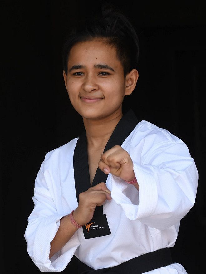 India&#039;s taekwondo para-athlete Aruna Tanwar. (PC: SAI)