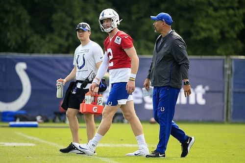 Carson Wentz at Indianapolis Colts Training Camp