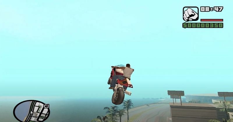 Players could have a flying bike before the Oppressor Mk II was a thing (Image via MDTA Gaming)