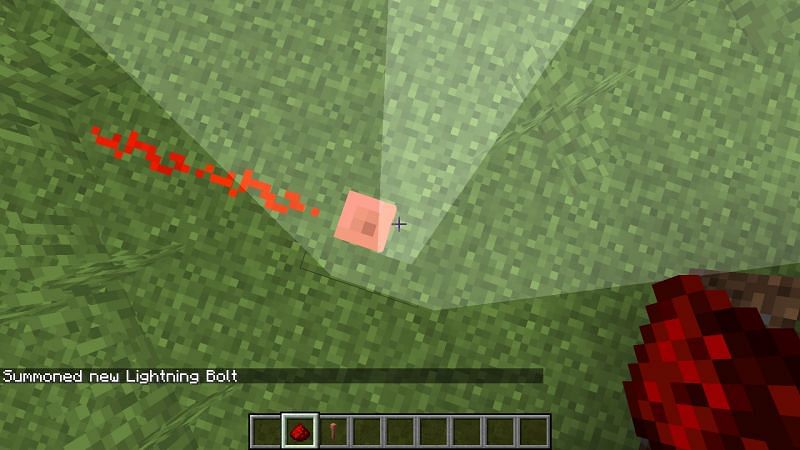 Redstone signal (Image via Minecraft)