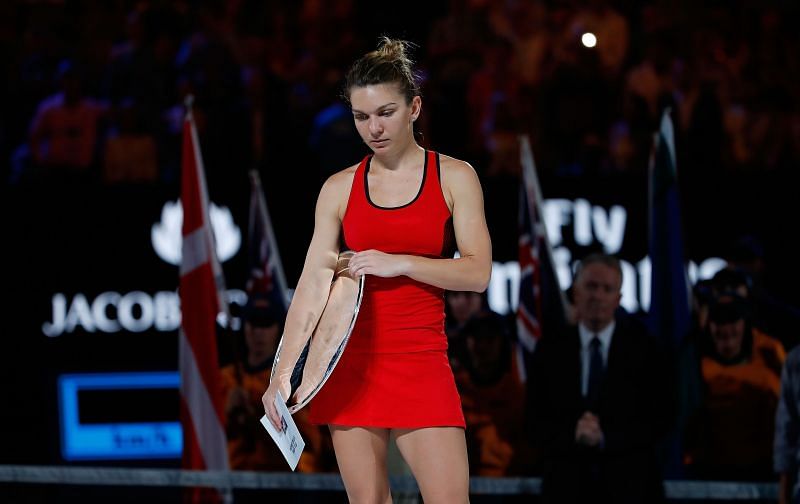 Simona Halep at the 2018 Australian Open