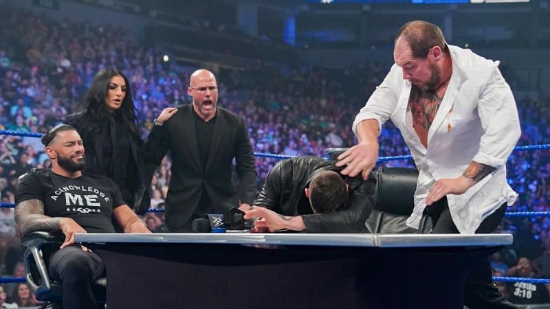 Baron Corbin attacked Finn Balor on WWE SmackDown last week